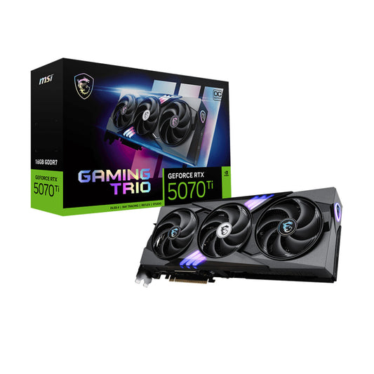 MSI GeForce RTX 5070 Ti 16GB GDDR7/GDDR6X Graphics Card