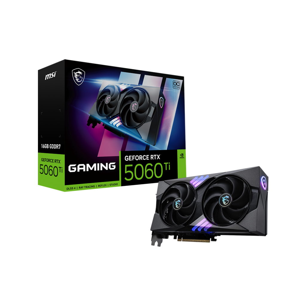 MSI GeForce RTX 5060 Ti GAMING OC 16GB GDDR7