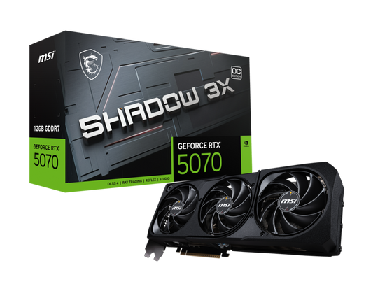 MSI GeForce RTX 5070 Shadow 3X OC 12GB GDDR7